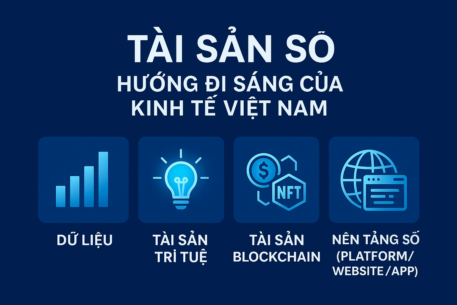 Tài sản số – Hướng đi sáng của kinh tế Việt Nam trong kỷ nguyên mới Tài sản số – Hướng đi sáng của kinh tế Việt Nam trong kỷ nguyên mới